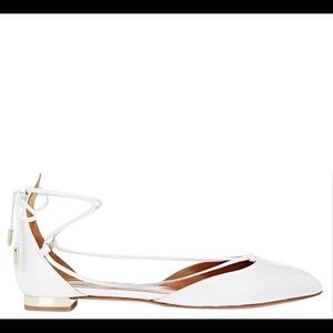 Aquazzura white sandals